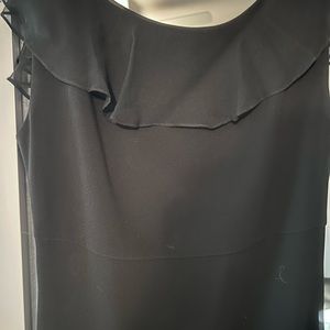 Form fitting Ellie Tahari black gown. Perfect condition.
